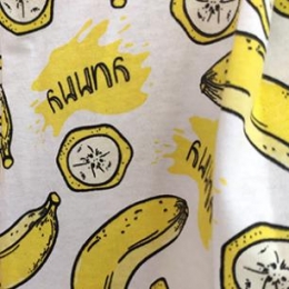 02123 принт " бананы"